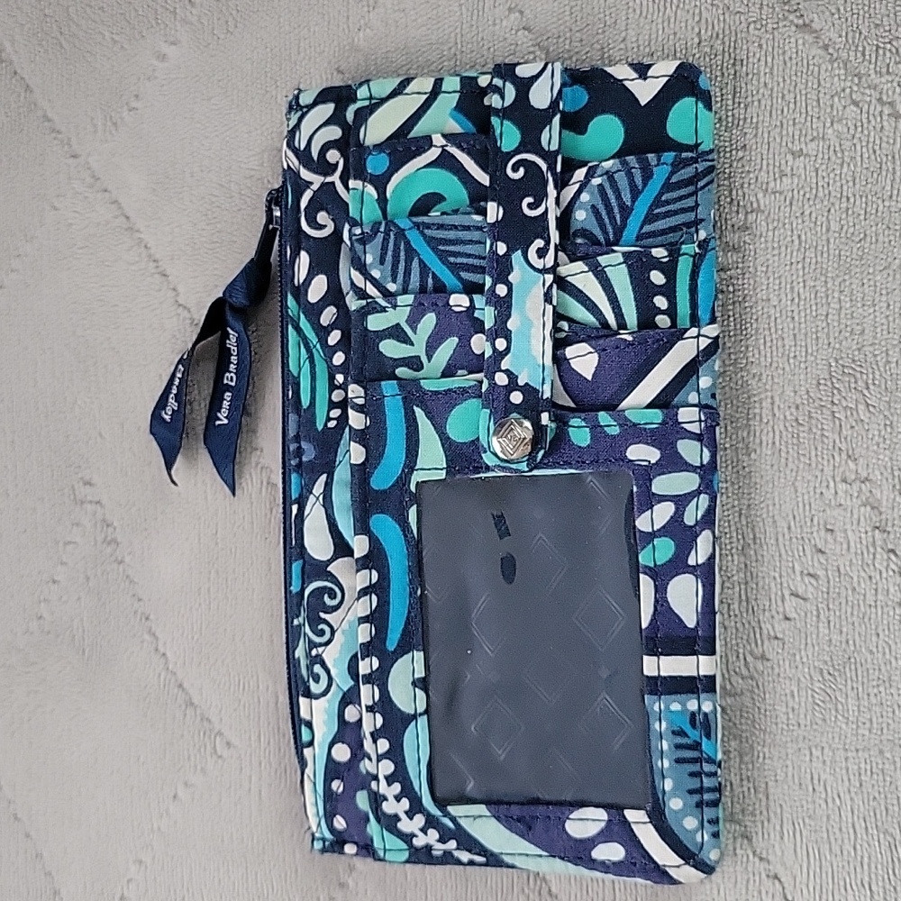 Vera Bradley Blue Patterned Wallet
